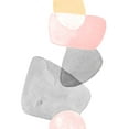 thumbnail image 2 of Loreth, Lanie 15x18 White Modern Wood Framed Museum Art Print Titled - Head Over Heels Pastels, 2 of 4