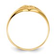 thumbnail image 2 of 14k Yellow Gold Heart Ring Love, 2 of 9