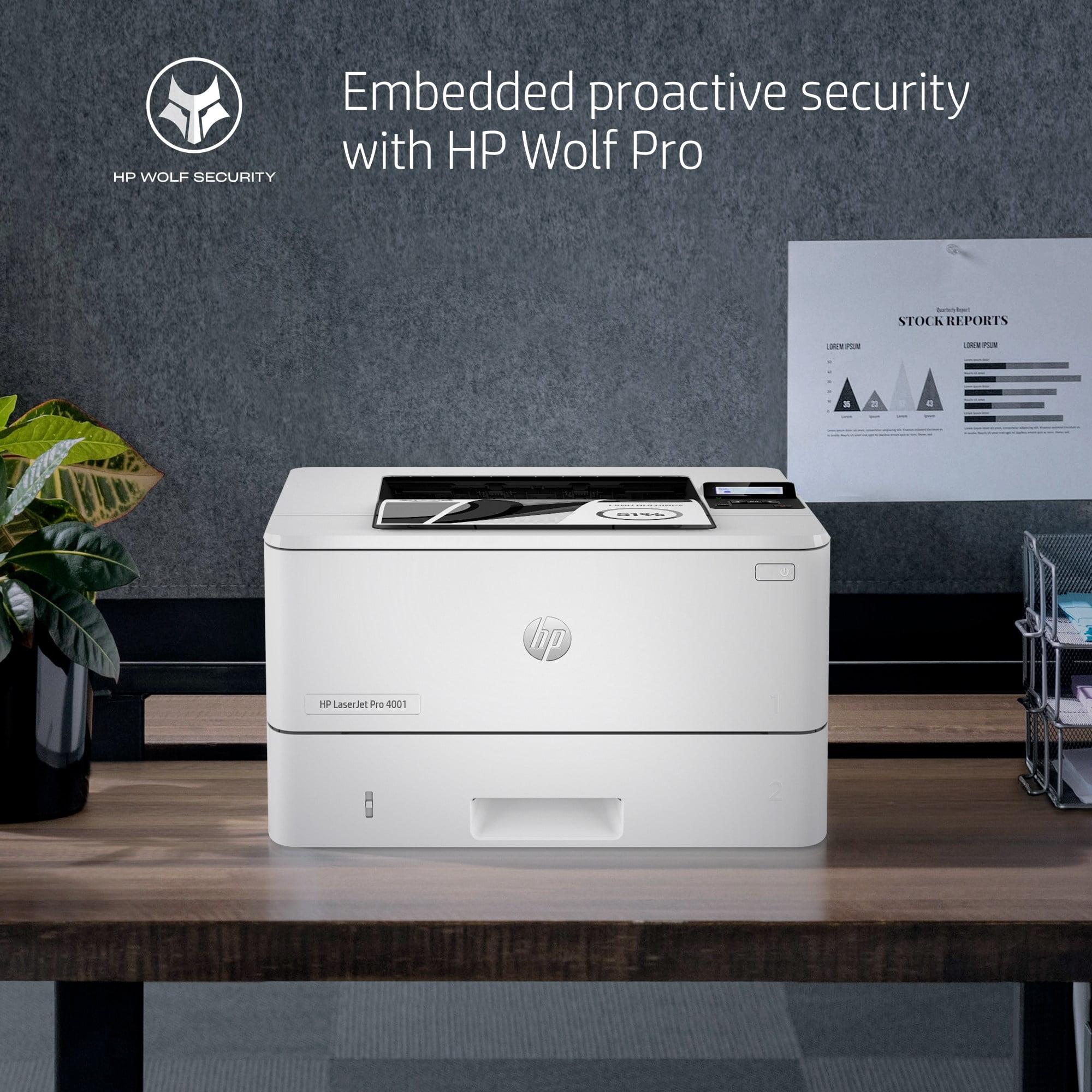 HP LaserJet Pro 4001dn Laser Monochrome Printer