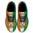 thumbnail image 2 of Irish Celtic Trinity Knot St Patrick's Day Irish Shoes Sneakers Black Size 10.5, 2 of 7