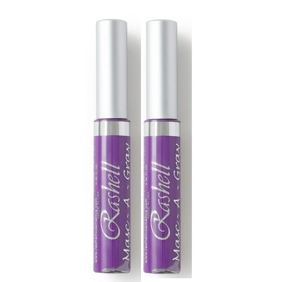 (2PACK) Rashell Masc-A-Gray Hair Color Mascara-Purple(#113) "MANGO SIX B&M"