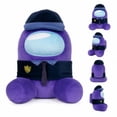 thumbnail image 4 of Among Game Crewmate Stuffed Animals Us Purple Police Plushies Soft Cushion Doll 7.87 In Collectible Gaming Accent for Fans 1 PC, 4 of 5