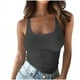 thumbnail image 3 of Tops de encaje para mujer,Camiseta sin mangas con cuello en U para mujer, de verano, de poliéster, informal, para entrenamiento, sopatenor, 3 of 9