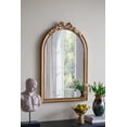 thumbnail image 5 of A&B Home Arched Gold Wall Mirror with Ribbon Accent 23.6" x 1.6" x 37.3", 5 of 9