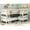 White, variant on White L-shaped Bunk Bed, Twin, Built With Solid Wood For A Stylish Rest Area Color Modern Bedroom
