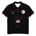 thumbnail image 4 of Dwelliawo We the People Shirt for Men 1776-2026 Patriotic Short Sleeve Patriotic Shirt We the People Freedom Shirts Polo Top S Black L, 4 of 4