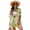 Sunflower Leaf, variant on FKEKYI 2 Piece Short Set for Women Summer Shirt Top & Shorts with Elastic Waist Pink Cherry Flower Print Casual Loungewear Resort Wear Ladies Vacation Outfits, L