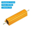 thumbnail image 4 of Unique Bargains 100W 2.5 Ohm Aluminum Shell Resistor Housing Resistor Housed Case Wirewound Resistors Power Resistor, 5 Pack, 4 of 5