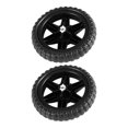 thumbnail image 5 of 2Pcs Wheelbarrow Tire Rubber Caster Lawn Cart Replacement Tire for Travelling Cart Suitcase Replacement Wheel for Wagon Black Luggage Wheel, 5 of 8