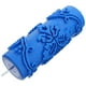 thumbnail image 3 of GOOHOCHY 5 pulgadas de bricolaje decoración de la pared Relieves del patrón de flor del rodillo de pintura la pintura del rodillo (azul), 3 of 8