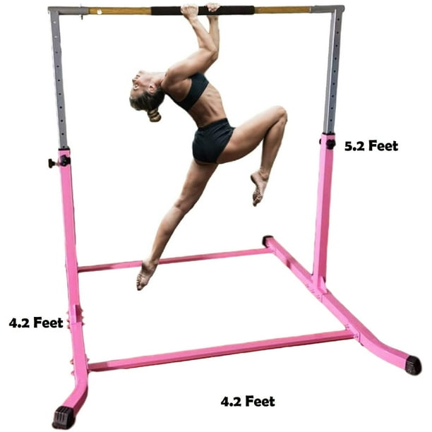 Barre de gymnastique horizontale professionnelle pour enfants - Barre  asymétrique réglable en hauteur - 0,9 à 1,5 m - Rouge : : Sports  et Plein air