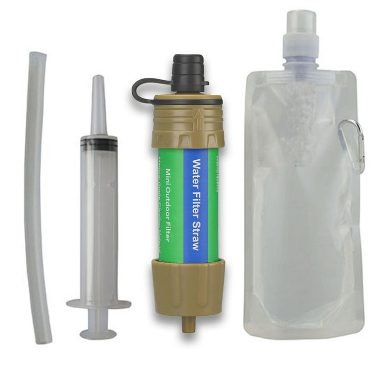 Outdoor Survival Water Filter Water Straw Water Micro Filter System Water  Purifier Outdoor Activities Emergency Life 