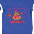 thumbnail image 4 of Inktastic Heart Belongs to Grandpa Girls Baby Bodysuit, 4 of 5