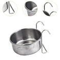 thumbnail image 6 of FashionCha Hanging Pet Bowl Pet Feeding Bowl Dog Kennel Bowl for Bunny Dogs Indoor Cats 18x6.5cm, 6 of 9