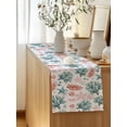thumbnail image 5 of Table Runner 36 Inches Long for Kitchen Dining, Coral Coastal Dresser Scarf Farmhouse, Dining Table Decorations for Wedding/Parties, Blue Red Nautical Summer Beach Ocean 13 x 36 In, 5 of 8