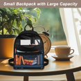 thumbnail image 5 of HELLHERO Halloween Ghost Pumpkin Print Small Backpack, Adjustable Strap Polyester Mini Backpack for Travel Work, Lightweight Travel Backpack, 5 of 8