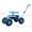 blue, variant on Rolling Garden Cart with 4 Wheels Tool Tray Basket Adjustable Height 360-degree Swivel Heavy-Duty Frame Easy Assembly Garden Scooter Gardening Workseats 热点 One Size