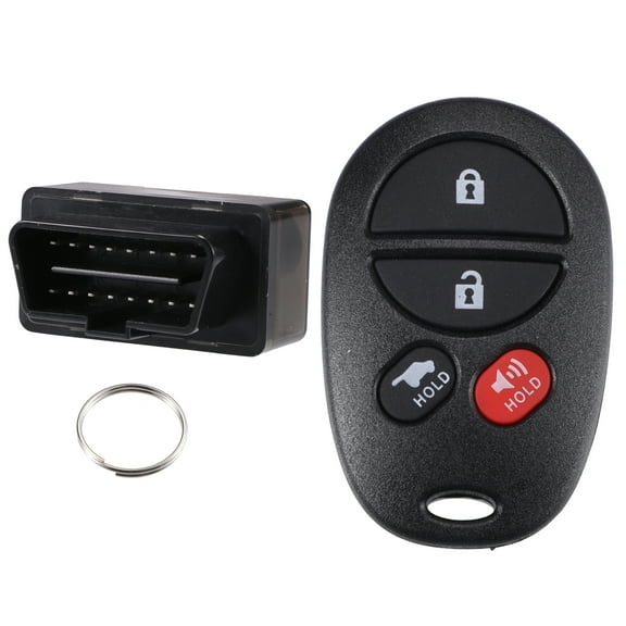 Unique Bargains 1 Set GQ43VT20T 315Mhz OBD2 Key Programmer Tool with Keyless Entry Remote Key Fob for Toyota Sienna 2004-2009