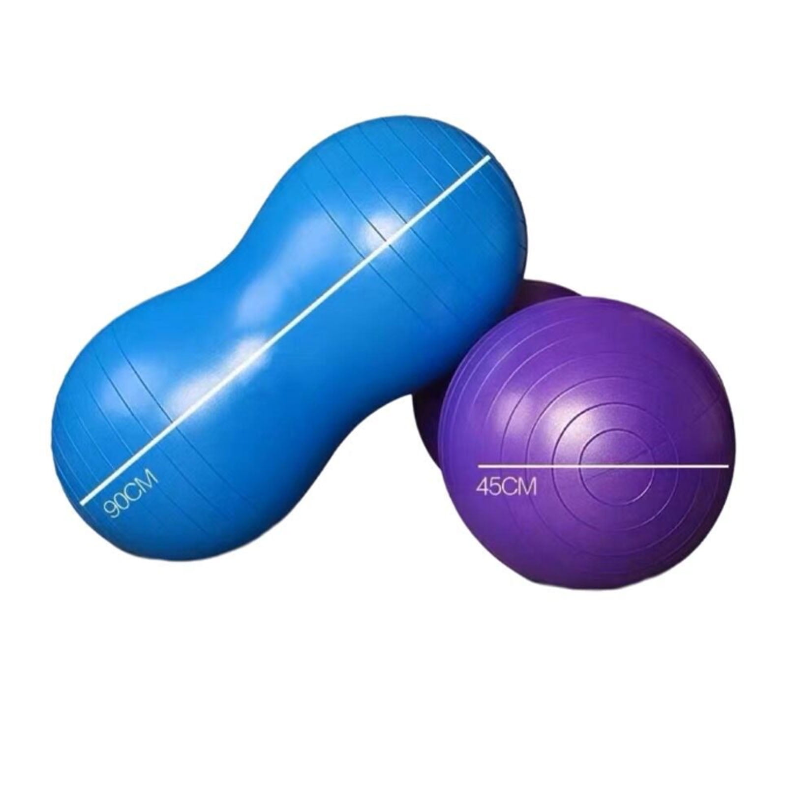 BESTSKY Peanut Ball, Thickened Anti-Burst Yoga Ball for Exercise and Workout, PVC Material for Safety, Clear Textured Grip, Ideal for Children’s Rehabilitation and Massage