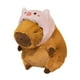 thumbnail image 2 of Peluche de capibara, juguete de peluche, figura de juguete para niños, decoración de habitación, juguete suave y cómodo para la familia Cerdo Rosa y M, 2 of 9