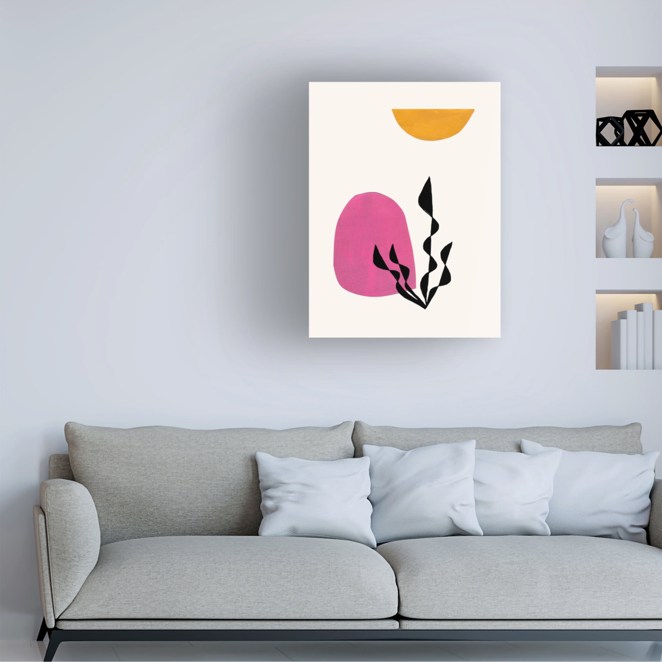 Trademark Fine Art Ejaaz Haniff  Outerspace Plant Canvas Wall Art