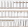 thumbnail image 3 of sasyxdc Green Linen Blackout Curtains 84 Inch Length 2 Panels Set for Bedroom Back Tab Neutral Pleated Look Living Room Darkening Curtains Track System Thermal Insulated Black Out Drapes, 3 of 6