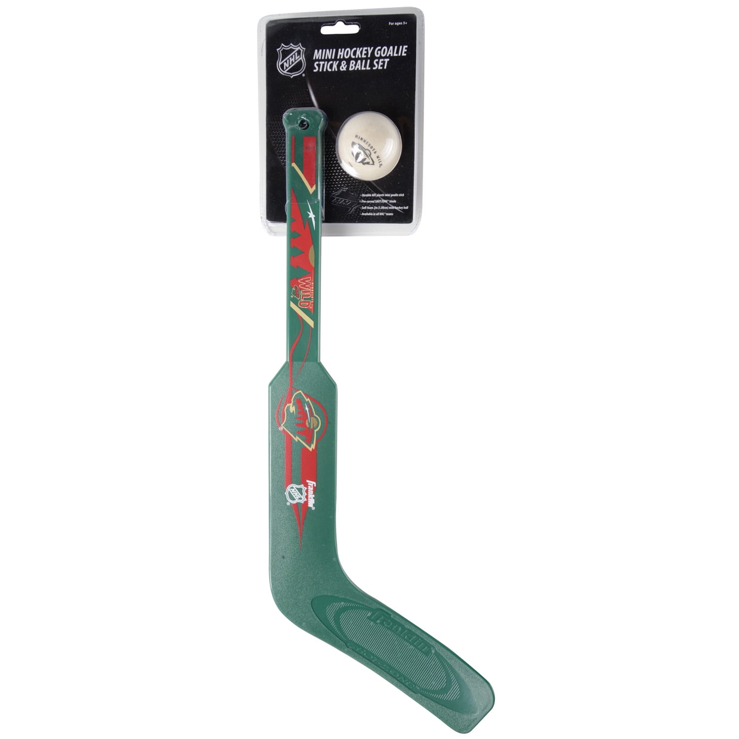 Franklin NHL Mini Goalie Stick Set Minnesota Wild by Franklin