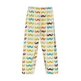 thumbnail image 4 of Kdxio Colorful Mustache Print Men's Sleep Pajama Pant Lounge Pants with Pockets, 4 of 8