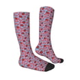thumbnail image 3 of Fotbe Strawberries print Women's Men's Novelty Crew Socks Cotton Socks Knee High Socks for Walking,Running,Nurses,Pregnancy, 3 of 9