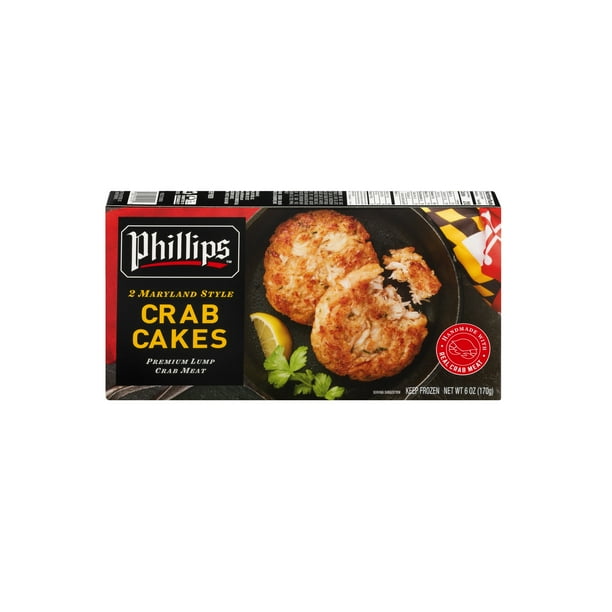 Phillips Maryland Style Frozen Crab Cakes 6 oz