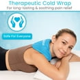 thumbnail image 4 of Vive Neck Ice Pack Wrap, Reusable Gel Ice Pack for Neck Shoulders, Cold Compress Therapy for Pain Relief, Injuries, Swelling, 4 of 9