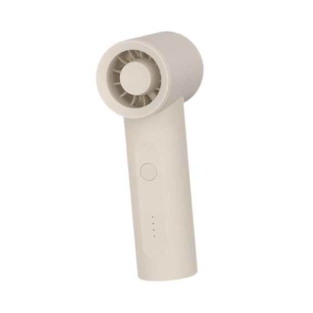 Ventilador portátil potente velocidad ajustable, circuladores de aire Ventilador mini ventilador portátil Ventilador de enfriamiento para la oficina Beige