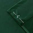 thumbnail image 3 of Dark Green 52 X 120 Velvet Curtains for Bedroom & Living Room, Thermal Insulated Light Filtering Drapes, Noise Reducing Rod Pocket Window Treatments, 2 Panels, 3 of 5