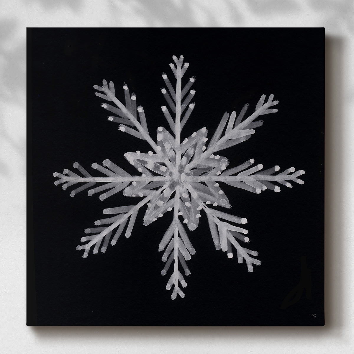 Snowflake II- Gallery Wrapped Canvas