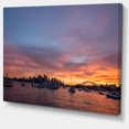 thumbnail image 2 of Ferry in Sydney Harbor at Sunset, 2 of 3