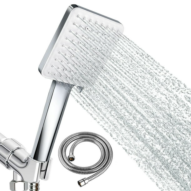 Newentor® Handheld High Pressure Shower Head, 6 Spray Modes/Settings Detachable Shower Head with