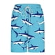 thumbnail image 4 of Ceisia Men's Shark Print Beach Shorts with Quick Dry Stretch Fabric and Anti-Exposure Liner Multicolor L Gifts, 4 of 7