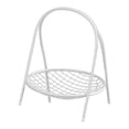 thumbnail image 2 of Cesta de frutas organizadora de encimera multiusos decoración cesta de hierro de pie para frutas Blanco 1 nivel, 2 of 9