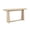 Natural, variant on GZXS 58" Console Table with Tray-Style Top and Rubber Wood Trestle Base, Modern Accent Sofa Table for Living Room, Hallway, Entrance, Black