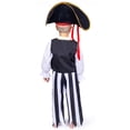 thumbnail image 2 of Disfraz de pirata Dress Up America para niños con blusa pantalones y más, 2 of 7