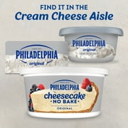 Philadelphia No Bake Cheesecake Filling, 1 Tub, for Quick and Easy Desserts, Original, No Artificial Preservatives, Flavors or Dyes, 24.3 oz