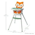 thumbnail image 6 of Infantino Grow-with-Me 4-in-1 Convertible High Chair, for Babies & Toddlers 6-36 Months, Orange Fox, 6 of 13