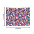 thumbnail image 6 of Goofa colorful Skull flower daisy Pattern Wall Tapestry for Bedroom ,29x37 Inch Tapestry Wall Hanging Bedspread Tapestry Boho Tapestry, 6 of 8