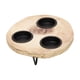 thumbnail image 2 of Portavelas de madera rústica, portavelas decorativo de 5,9x5,9x2,7 pulgadas para estudio y Bar multiusos, 2 of 9