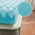 thumbnail image 2 of Colchoneta de Memory Foam Dreamlab Topper de 5cm Azul Individual, 2 of 10