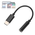 thumbnail image 4 of Tupo C A Conector de Audio de 3,5 mm, Puerto Adaptador USBC Tipo C A Conector de Audio Auxiliar de 3,5 mm Cable de Auriculares USB, 4 of 7