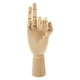 thumbnail image 4 of Maniquí de mano para artistas, modelo de mano de madera articulada para dibujar y dibujar, escultura de mano articulada flexible, figura de mano para decoración del hogar, 4 of 8