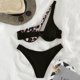 thumbnail image 3 of WILLBEST Bikini de Mujer, Traje de Baño de Color, Sexy, para Mujer, con Aros En Los Hombros, Bikini, Traje de Baño Bikini, 3 of 3