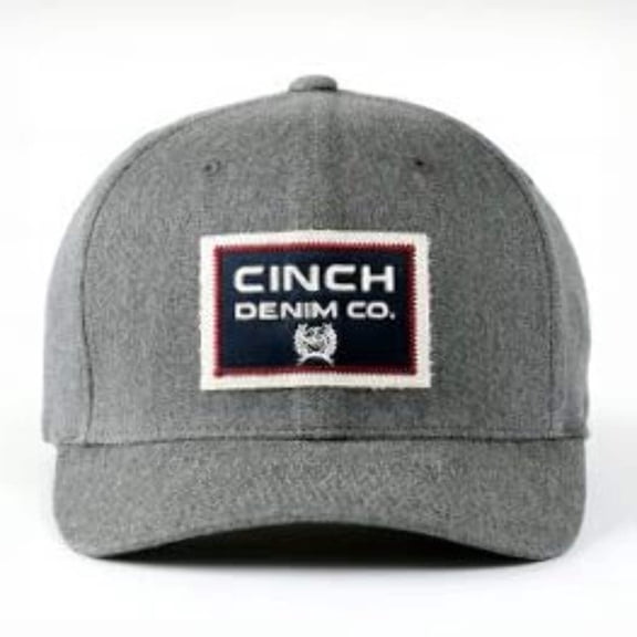 Cinch Men's Navy Denim Co Patch FlexFit Cap MCC0627794