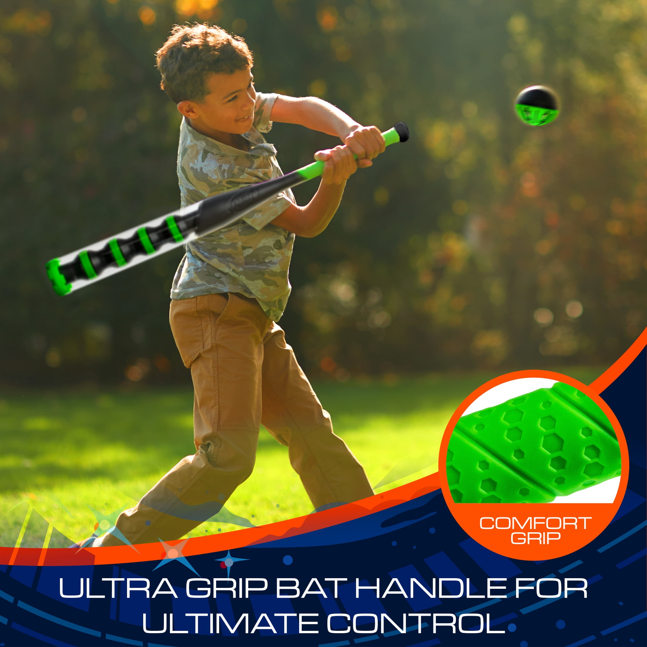 Franklin Sports Adult Nerf Youth Sports 33.27 in Polyethylene Baseball Bats